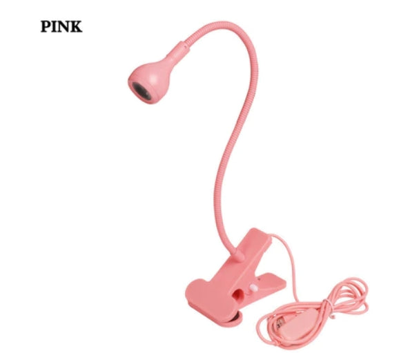 Mini Lâmpada Led USB De Mesa Com Clipe Flexível UV Para Unhas