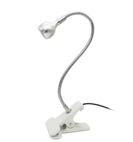 Mini Lâmpada Led USB De Mesa Com Clipe Flexível UV Para Unhas