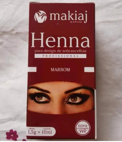 Henna Para Desing De Sobrancelhas Makiaj