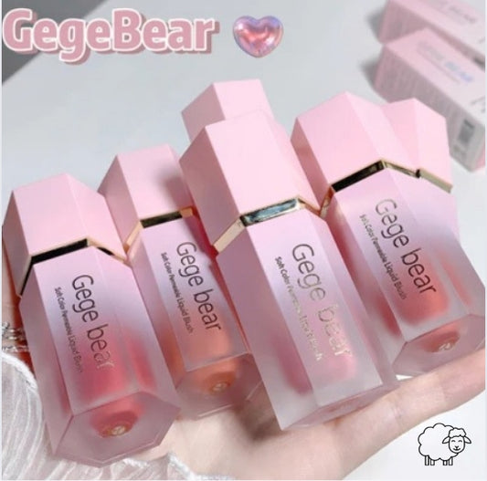 Creme Blush Líquido 6 Cores Veludo Liso Mate Rosa