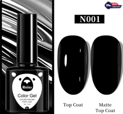 Esmalte Gel XEIJAYI, Cor Preta, UV/LED, ESCOLHA A COR