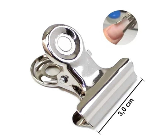 Kit 6 Presilhas 2.2cm Grampo Para Unhas De Curvatura C Acrigel Porcelana Oferta