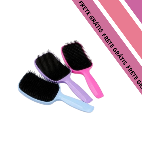Kit escova raquete flex com 3 unidades