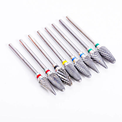 Broca de Unha de Tungstênio, Broca Elétrica de Diamante para Manicure, Brocas para Cortador de Unhas, Limas de Unhas, Polidor, Equipamento e Acessório para Arte em Unhas