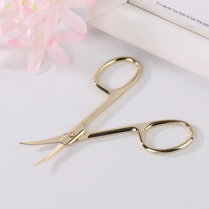 Tesoura de Cutícula em Aço Inoxidável Removedor de Pele Morta, Cortador de Cutícula para Unhas, Alicate Profissional de Cutícula, Suprimentos para Manicure