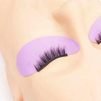 Novos Adesivos de Olho Reutilizáveis 1 Par, Stripes de Silicone para Levantamento de Cílios, Patches de Hidrogel para Extensão de Cílios, Adesivos de Gel para Abaixo dos Olhos, Ferramentas de Maquiagem