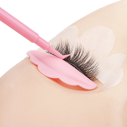 10 Peças de Ferramenta Reutilizável Bastão de Plástico, Extensão de Cílios, Pente em Forma de Y, Curvador para Lifting de Cílios, Aplicador e Pincéis de Maquiagem