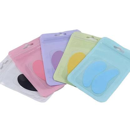 Novos Adesivos de Olho Reutilizáveis 1 Par, Stripes de Silicone para Levantamento de Cílios, Patches de Hidrogel para Extensão de Cílios, Adesivos de Gel para Abaixo dos Olhos, Ferramentas de Maquiagem