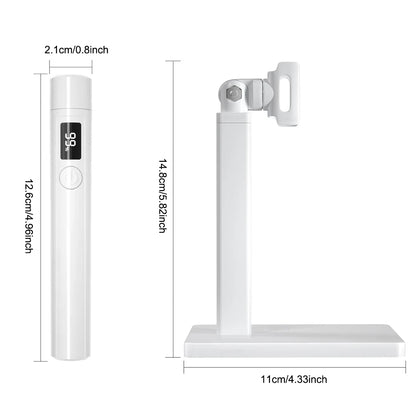 Lâmpada UV LED para Unhas, Mini Lâmpada UV para Manicure, Secadora de Unhas Portátil, Lâmpada de Suporte Profissional, Luz de Secagem Ultravioleta Mini para Unhas