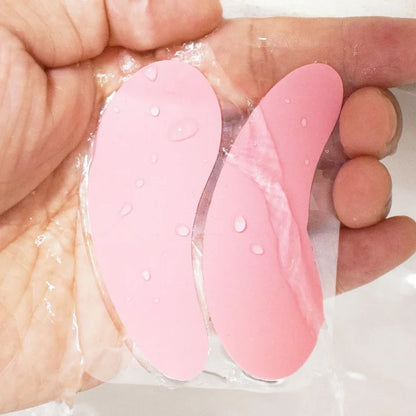 Novos Adesivos de Olho Reutilizáveis 1 Par, Stripes de Silicone para Levantamento de Cílios, Patches de Hidrogel para Extensão de Cílios, Adesivos de Gel para Abaixo dos Olhos, Ferramentas de Maquiagem