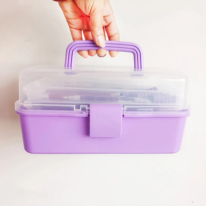 Mala Organizadora para Acessórios de Arte em Diamante, Kit de Canetas para Pintura, Caixa de Pérolas Kawaii, Ferramentas DIY, Bolsas de Armazenamento para Pintura, Contêiner, Bandeja**