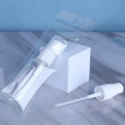 Pacote com 5 peças de Frascos Recarregáveis, Atomizadores de Perfume Transparentes em Plástico, Mini Frascos Vazios para Spray, Ideal para Viagens