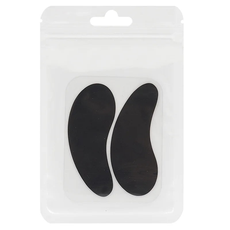 Novos Adesivos de Olho Reutilizáveis 1 Par, Stripes de Silicone para Levantamento de Cílios, Patches de Hidrogel para Extensão de Cílios, Adesivos de Gel para Abaixo dos Olhos, Ferramentas de Maquiagem