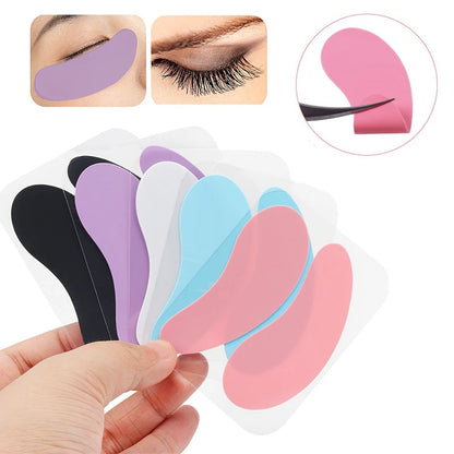 Novos Adesivos de Olho Reutilizáveis 1 Par, Stripes de Silicone para Levantamento de Cílios, Patches de Hidrogel para Extensão de Cílios, Adesivos de Gel para Abaixo dos Olhos, Ferramentas de Maquiagem