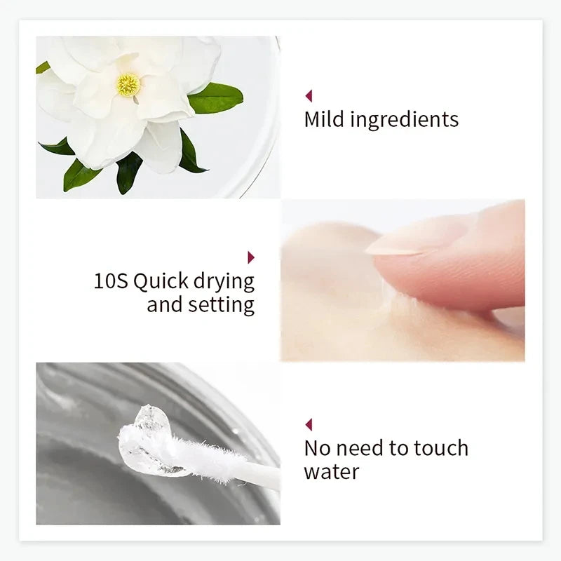 Cola Sólida para Permanente de Cílios 15g – Bálsamo para Lifting de Cílios e Sobrancelhas, Sem Odor, Fixação em 10 Segundos, À Prova d'Água, Ferramentas de Maquiagem para Olhos