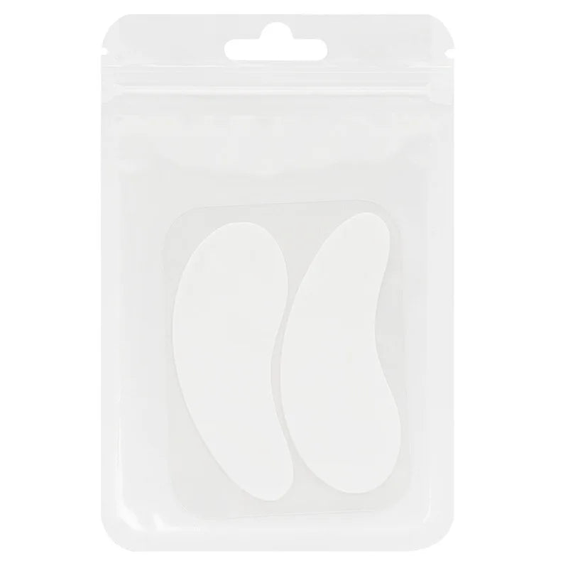 Novos Adesivos de Olho Reutilizáveis 1 Par, Stripes de Silicone para Levantamento de Cílios, Patches de Hidrogel para Extensão de Cílios, Adesivos de Gel para Abaixo dos Olhos, Ferramentas de Maquiagem
