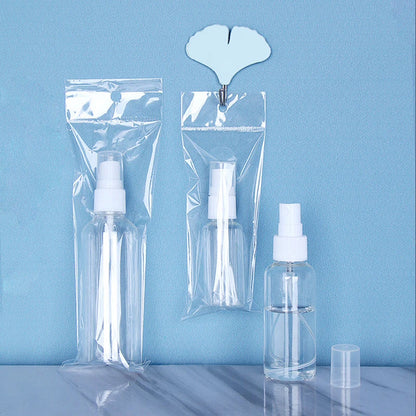 Pacote com 5 peças de Frascos Recarregáveis, Atomizadores de Perfume Transparentes em Plástico, Mini Frascos Vazios para Spray, Ideal para Viagens