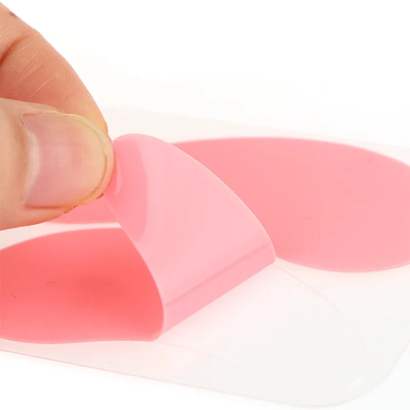 Novos Adesivos de Olho Reutilizáveis 1 Par, Stripes de Silicone para Levantamento de Cílios, Patches de Hidrogel para Extensão de Cílios, Adesivos de Gel para Abaixo dos Olhos, Ferramentas de Maquiagem