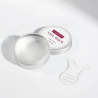 Cola Sólida para Permanente de Cílios 15g – Bálsamo para Lifting de Cílios e Sobrancelhas, Sem Odor, Fixação em 10 Segundos, À Prova d'Água, Ferramentas de Maquiagem para Olhos