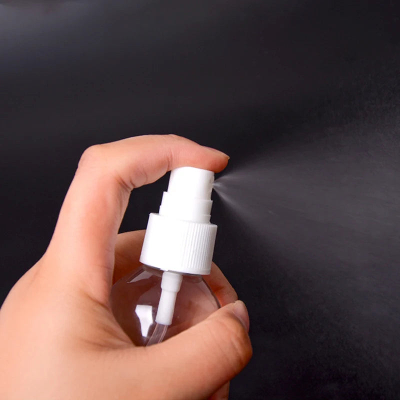 Pacote com 5 peças de Frascos Recarregáveis, Atomizadores de Perfume Transparentes em Plástico, Mini Frascos Vazios para Spray, Ideal para Viagens