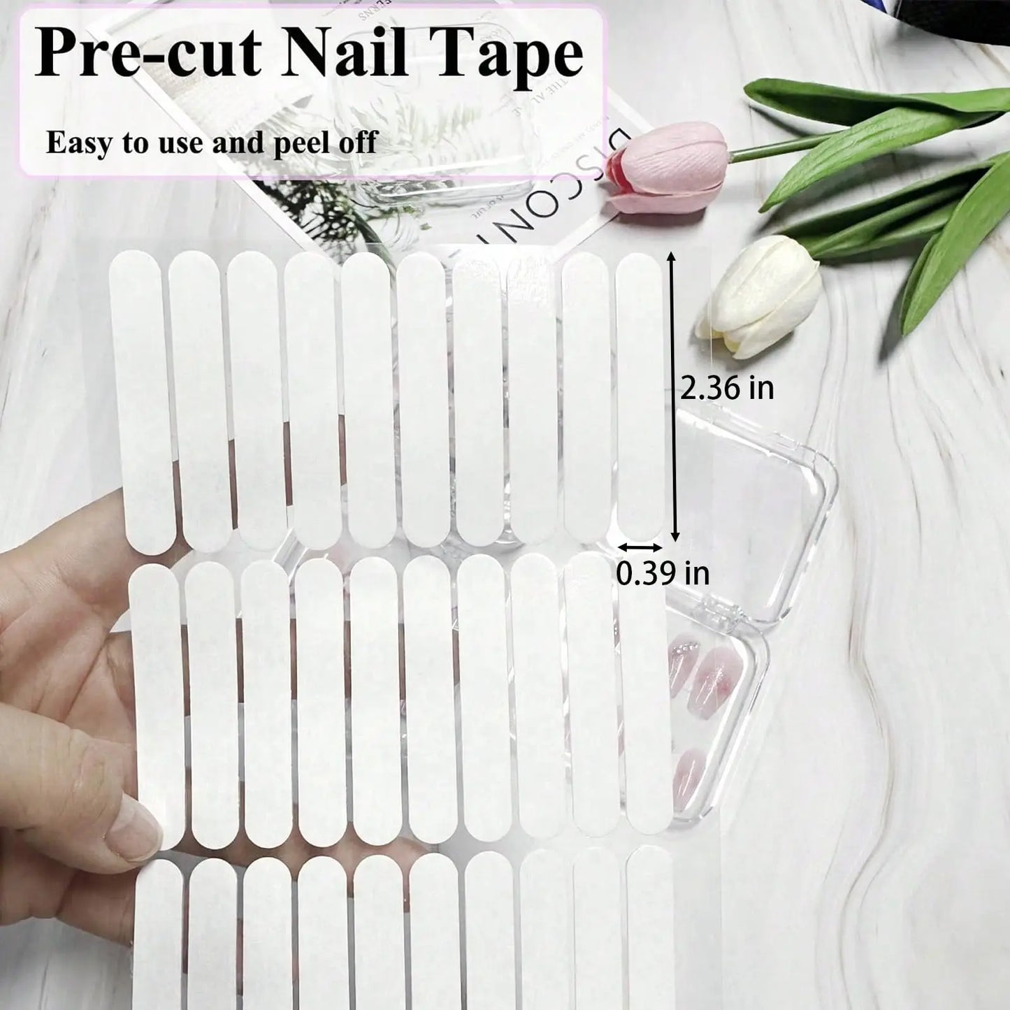 10 Peças de Caixa de Armazenamento Transparente para Arte nas Unhas, Leve e Durável, Caixa Transparente Prática, Ideal para Exibição de Arte nas Unhas e Salão de Beleza