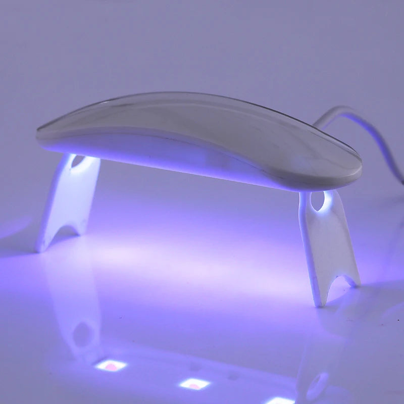 Lâmpada Secadora de Unhas Portátil UV LED, Luz para Unhas para Secar Todos os Esmaltes em Gel, Recarregável por USB, Secagem Rápida, Máquina de Manicure, Ferramentas para Arte em Unhas